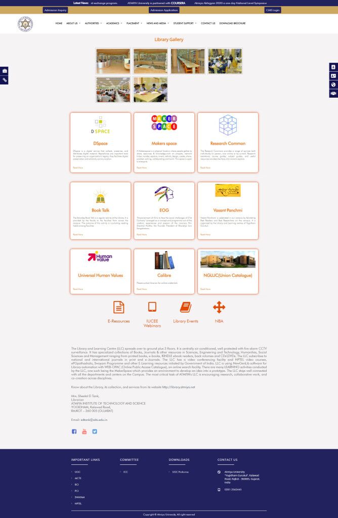 atmiya university
